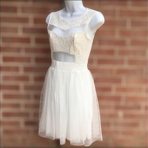 Malloy L.A. Sheer Cut Out Party Dress